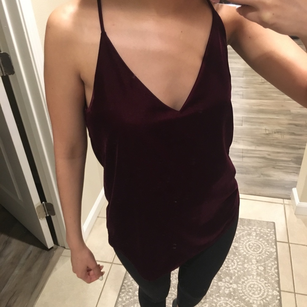 LOFT Velvet Top